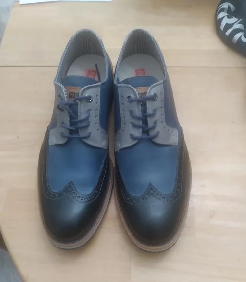 Pikolinos Arona Leather Casual Lace Ups M5R-4373C1 Amazon.com | PIKOLINOS Arona M5R-4373C1 Blue/Brand EU 45 (US  main image 2